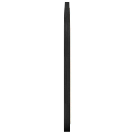 Hovedgærde med hovedgærde Sort 120 x 55 x 3 cm Rattan