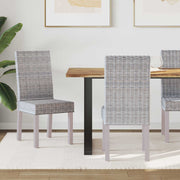 Spisestuestol 2 pcs Hvidvask 45 x 54 x 93 cm Massiv Mahogni