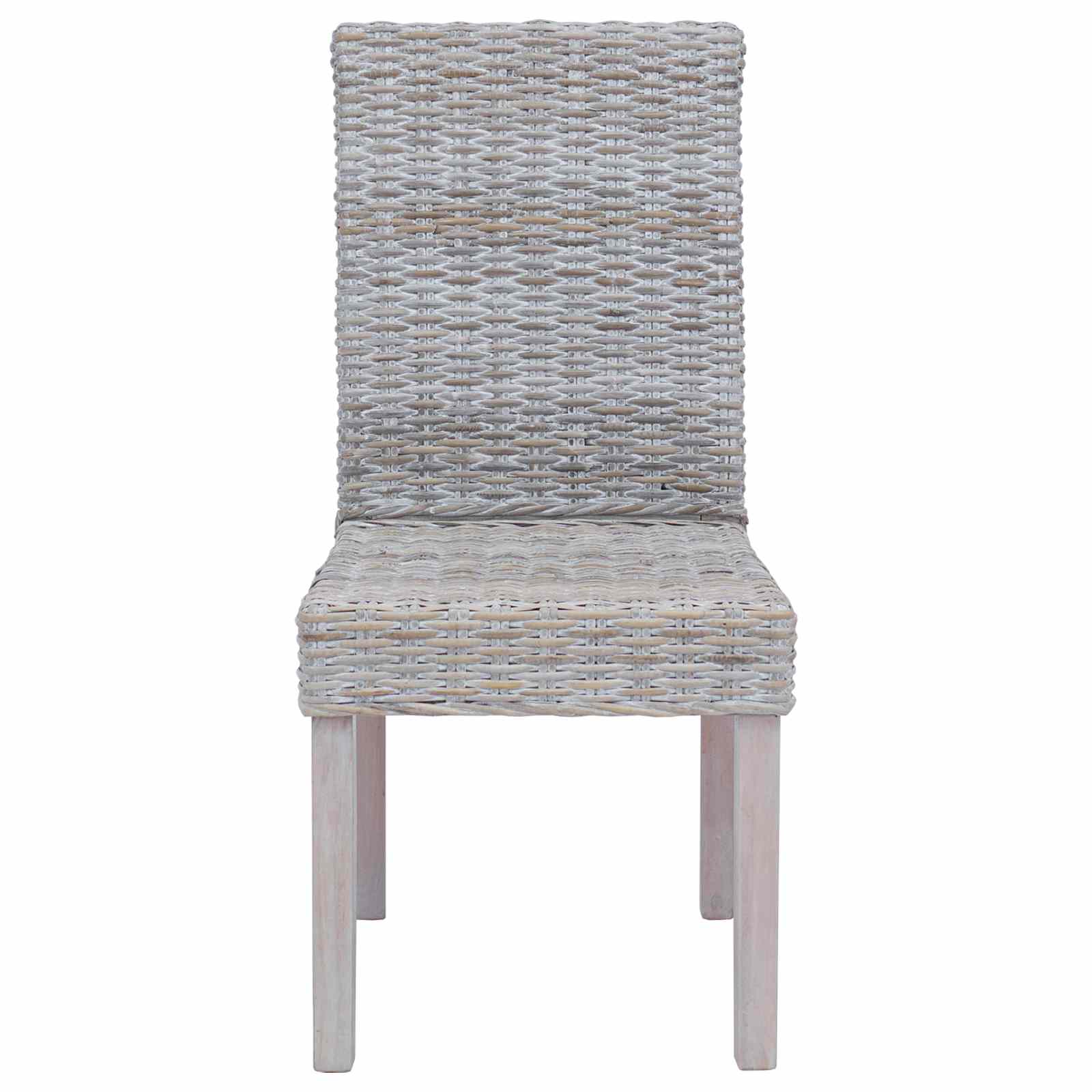 Spisestuestol 2 pcs Hvidvask 45 x 54 x 93 cm Massiv Mahogni