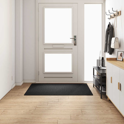Tæppe Runner Antracit 100 x 150 cm 100% Polypropylen