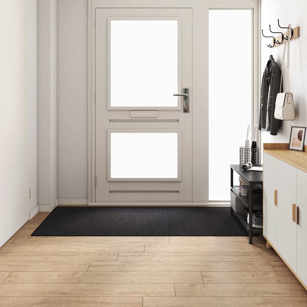 Tæppe Runner Antracit 100 x 200 cm 100% Polypropylen