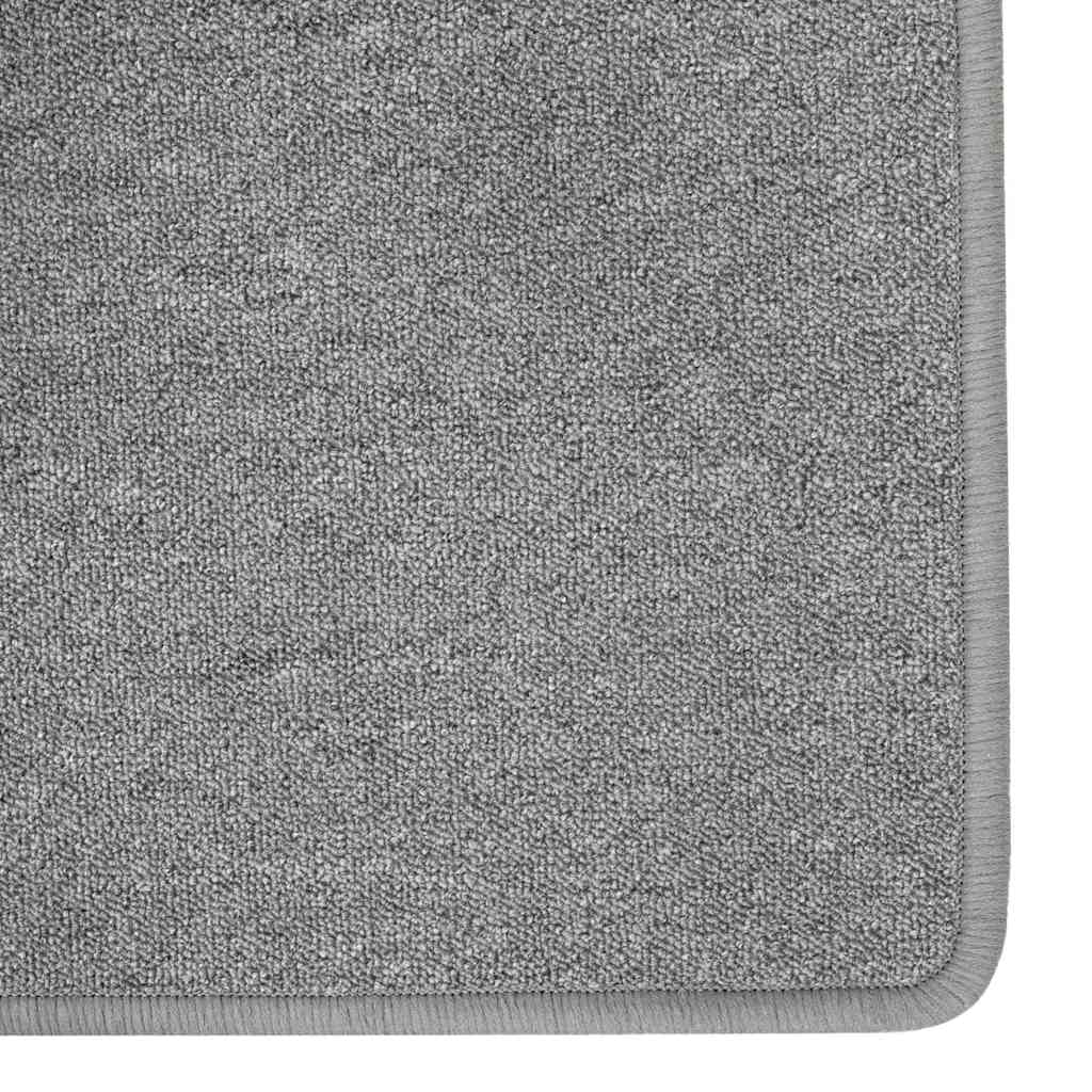 Tæppe Runner Lysegrå 100 x 100 cm 100% Polypropylen