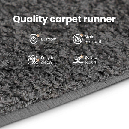 Tæppe Runner Grå 50 x 200 cm 100% Polypropylen Tuft
