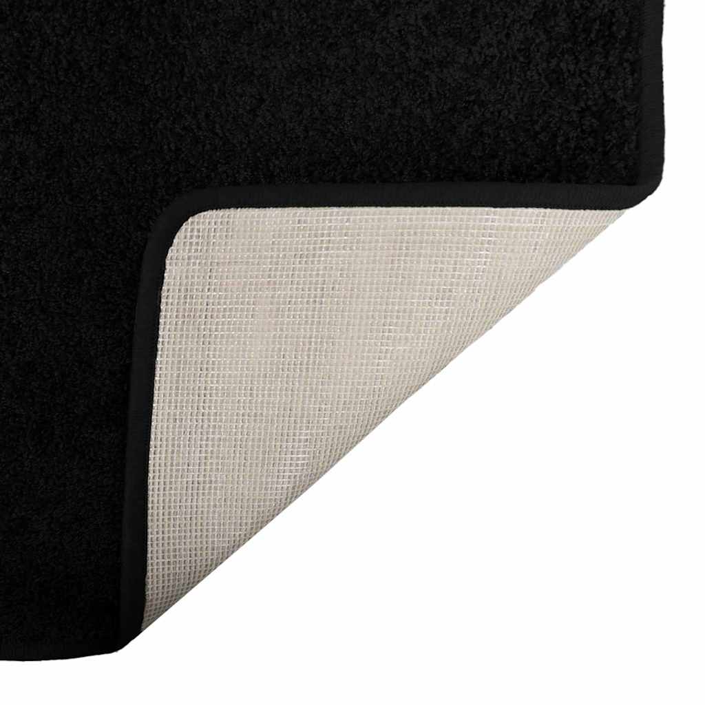 Tæppe Runner Sort 50 x 100 cm 100% Polypropylen Tuft