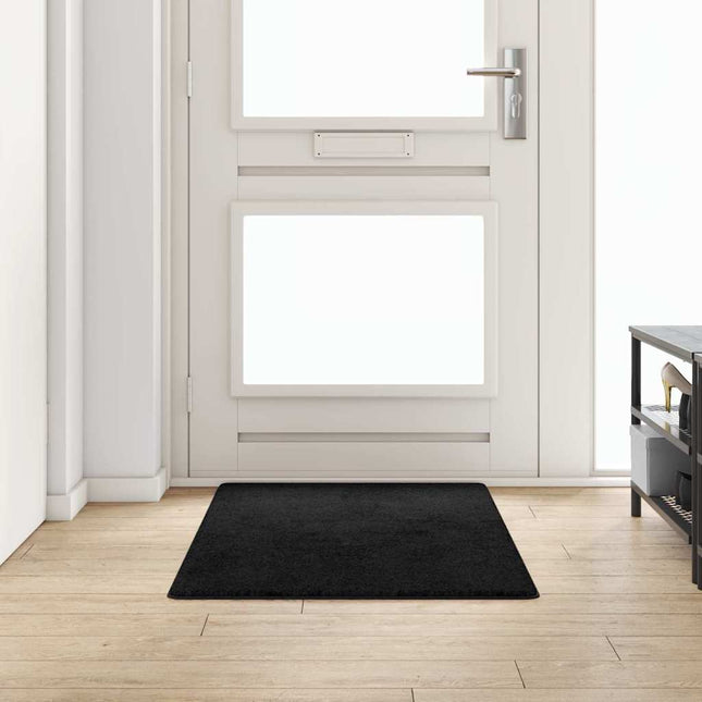 Tæppe Runner Sort 80 x 150 cm 100% Polypropylen Tuft