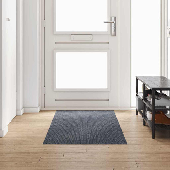 Tæppe Runner Grå 80 x 250 cm Stof