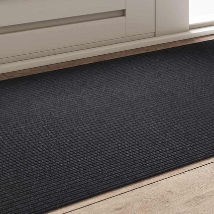 Tæppe Runner Antracit 80 x 150 cm Stof