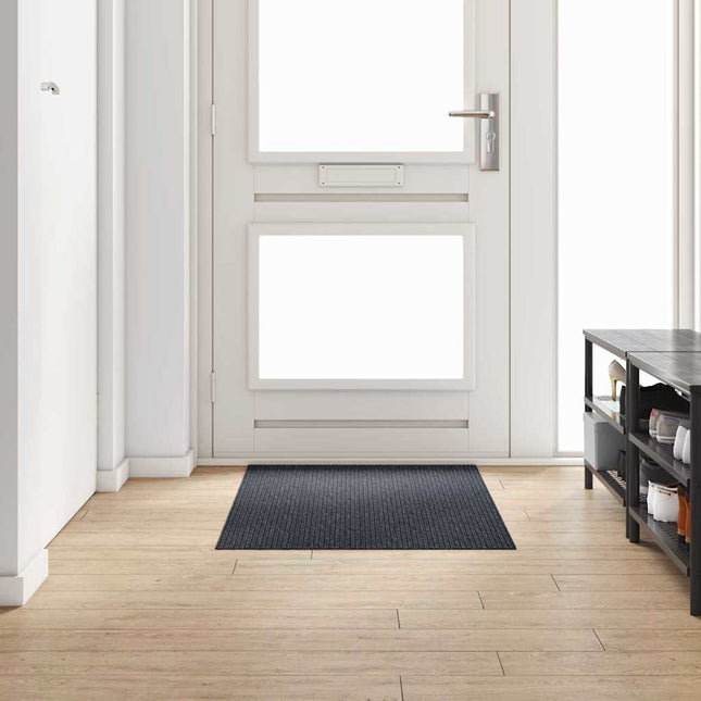Tæppe Runner Antracit 80 x 150 cm Stof