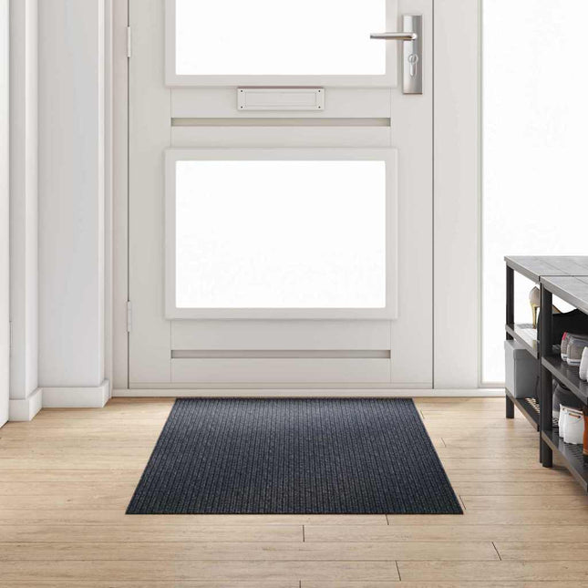 Tæppe Runner Antracit 80 x 200 cm Stof
