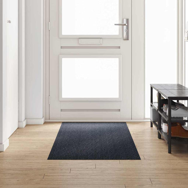 Tæppe Runner Antracit 80 x 250 cm Stof