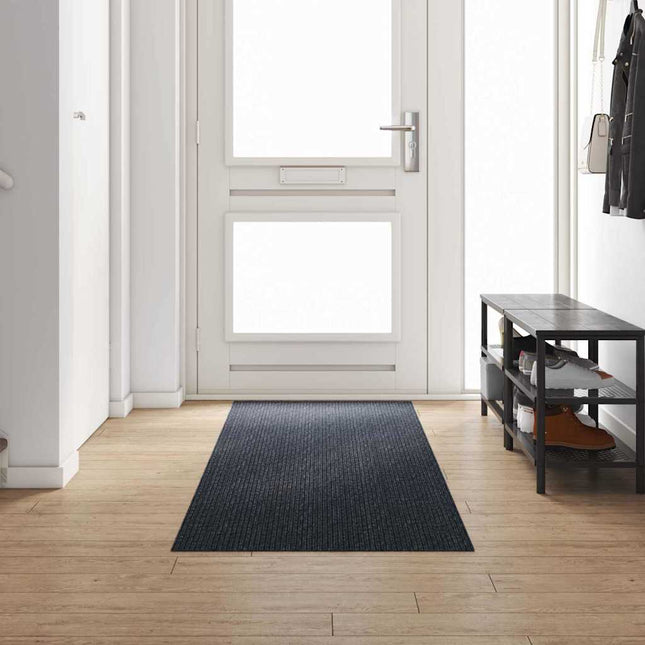 Tæppe Runner Antracit 80 x 300 cm Stof