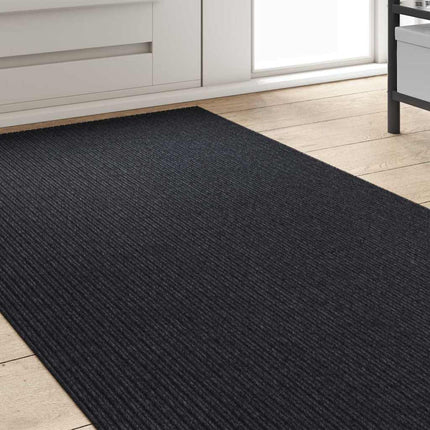 Tæppe Runner Antracit 80 x 400 cm Stof