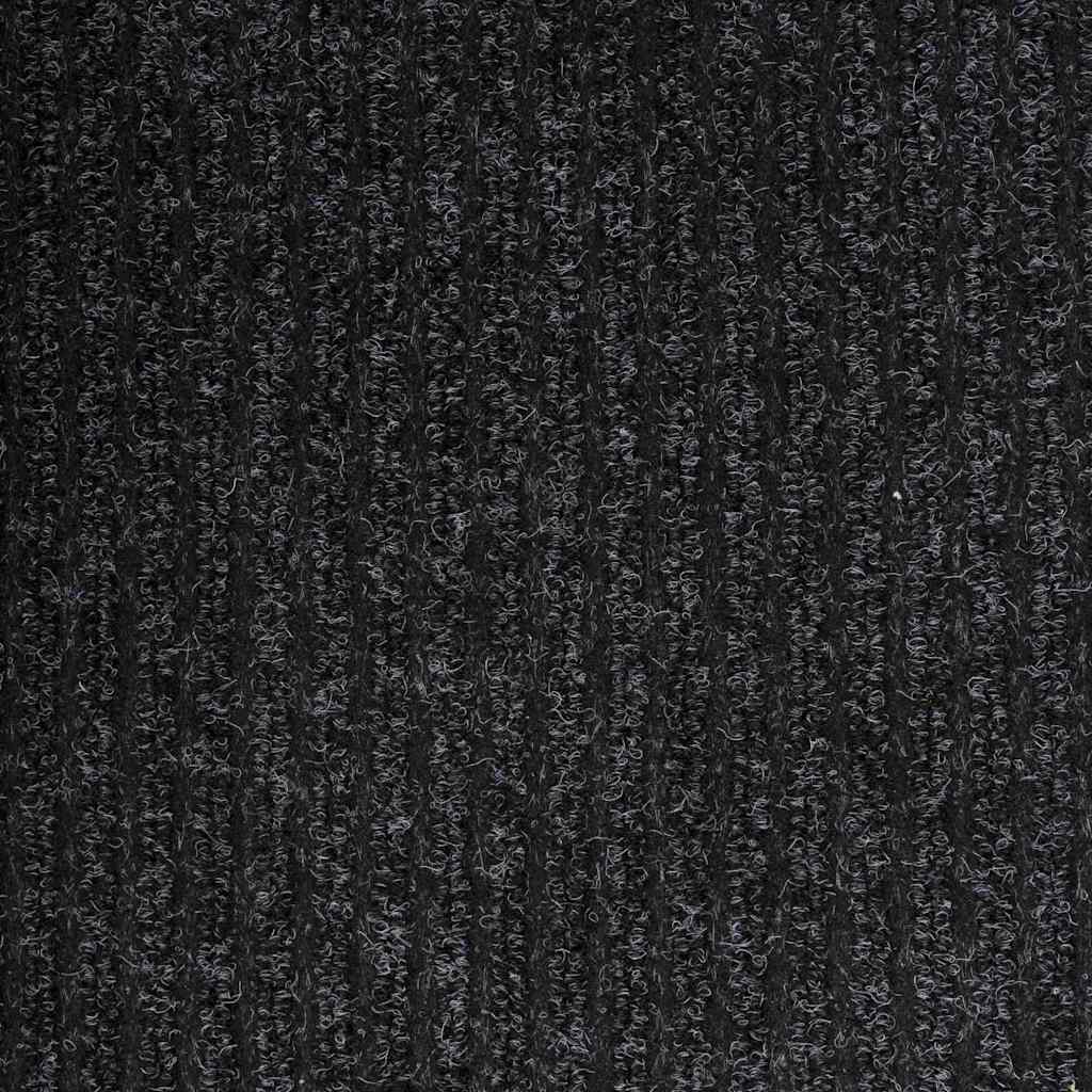 Tæppe Runner Antracit 80 x 400 cm Stof