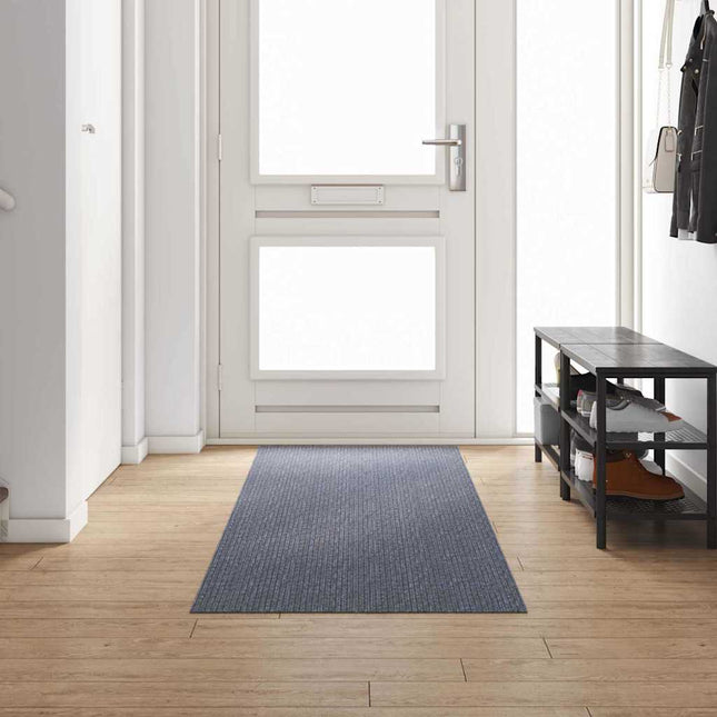 Tæppe Runner Lysegrå 80 x 300 cm Stof