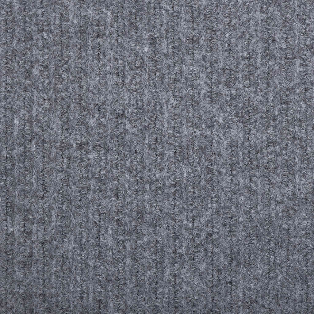 Tæppe Runner Lysegrå 80 x 500 cm Stof