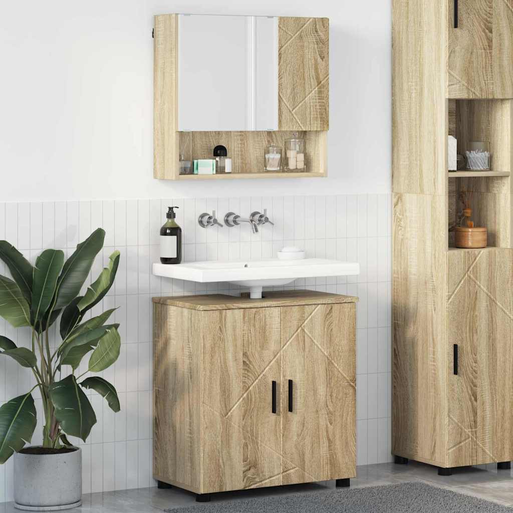 Badevrelsesmbel st 2 stk. Sonoma eg 61 x 35 x 64 cm