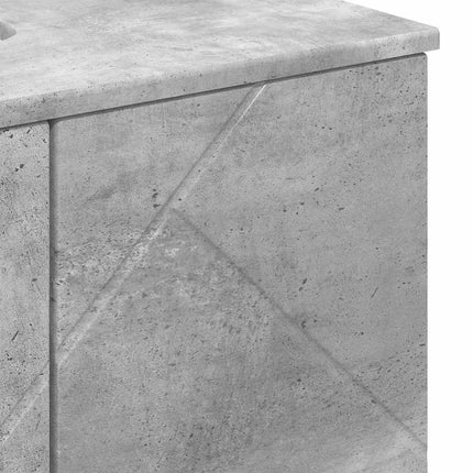 Badeværelsesmøbel sæt 3 stk. Beton Grå 61 x 35 x 64 cm