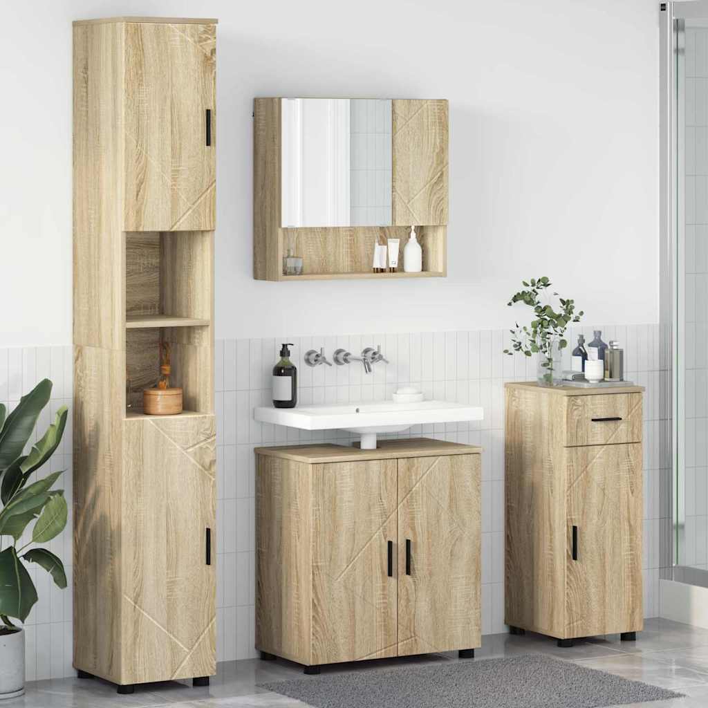 Badevrelsesmbel st 4 stk. Sonoma eg 61 x 35 x 64 cm