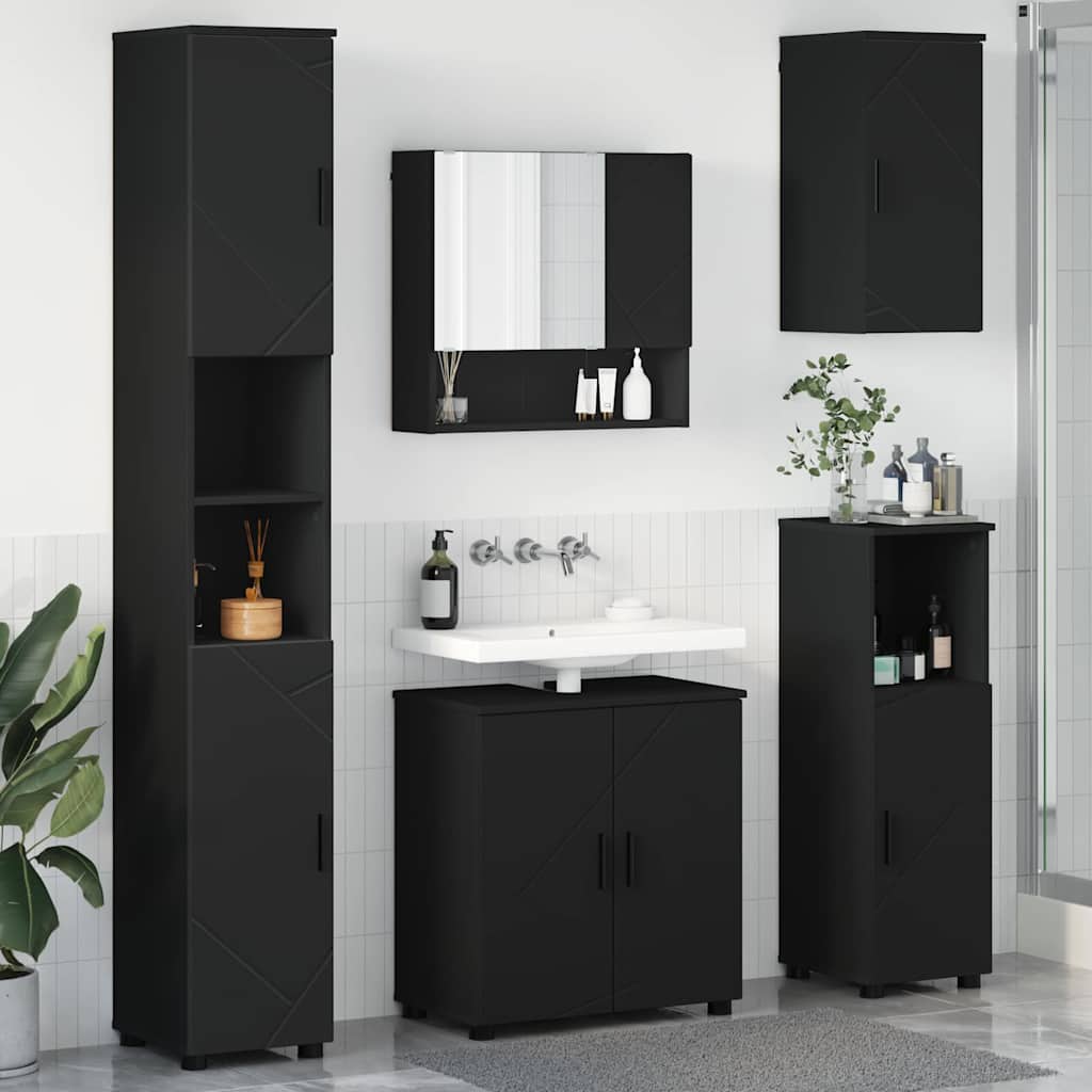 Badevrelsesmbel st 5 stk. Sort 61 x 35 x 64 cm