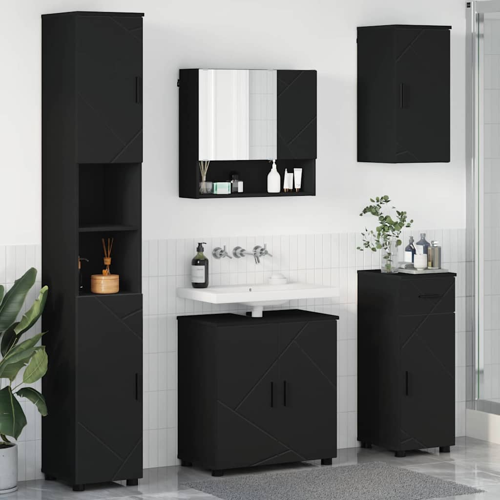 Badevrelsesmbel st 5 stk. Sort 61 x 35 x 64 cm