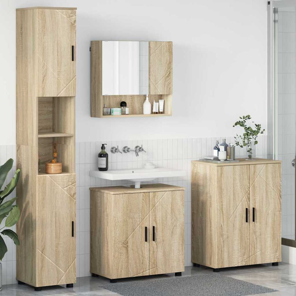 Badevrelsesmbel st 4 stk. Sonoma eg 61 x 35 x 64 cm