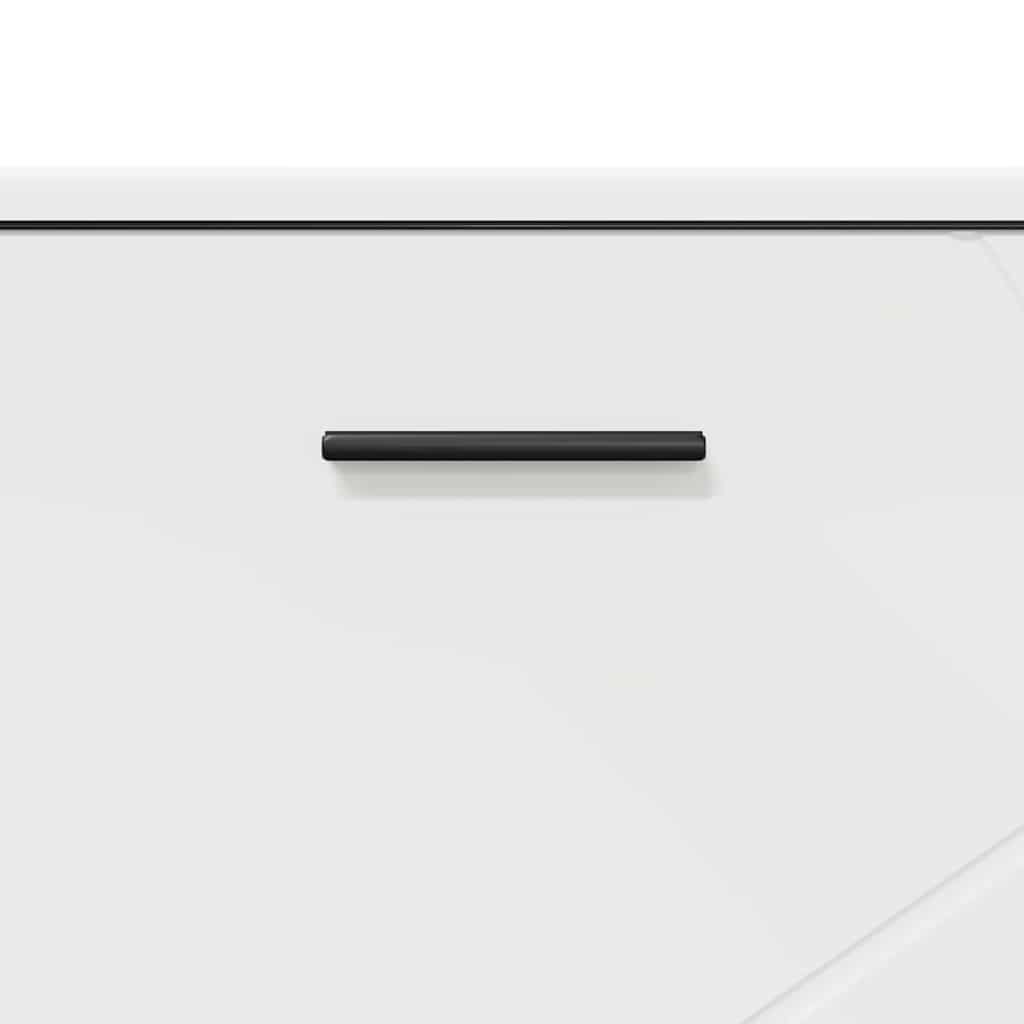 Badeværelsesmøbel sæt med skuffe 3 pcs Hvid Samlet træ og metal