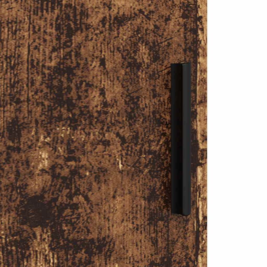 Badeværelsesmøbel sæt 3 pcs Gammelt træ Samlet træ og metal