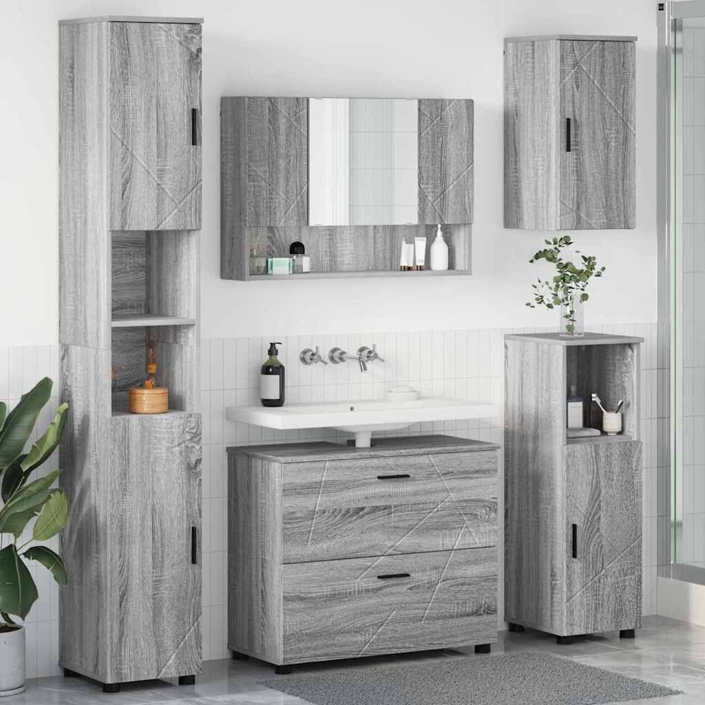 Badevrelsesmbel st 5 stk. Gr Sonoma 35 x 30 x 192 cm