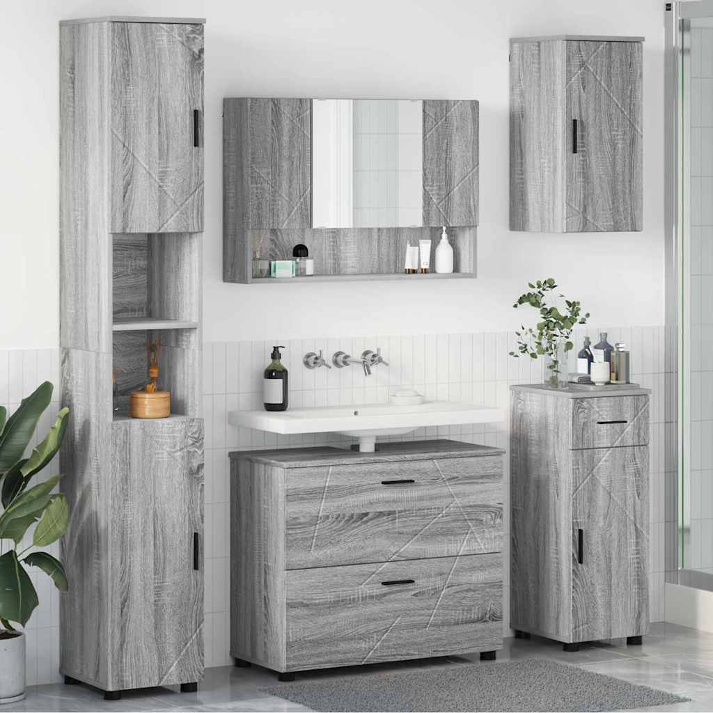 Badevrelsesmbel st 5 stk. Gr Sonoma 35 x 30 x 192 cm