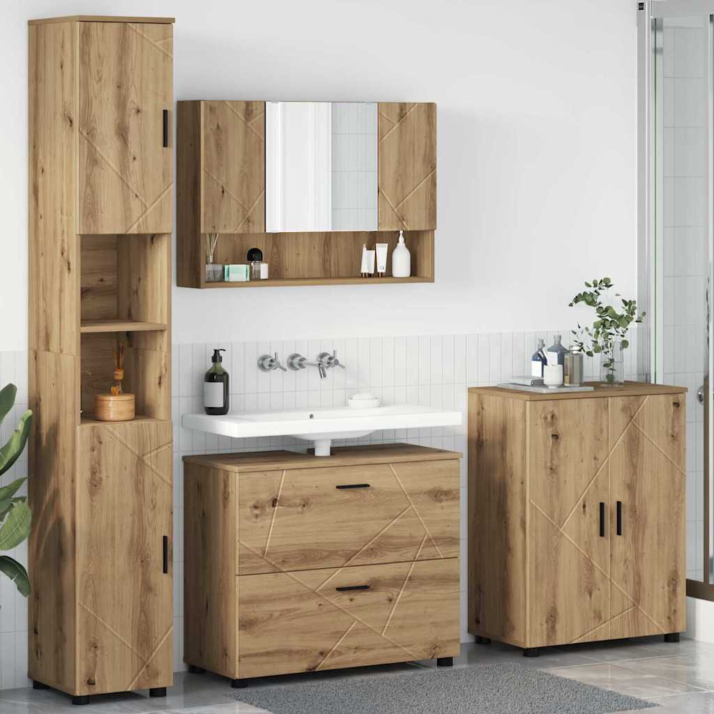 Badevrelsesmbel st 4 stk. Artisan Egetr 35 x 30 x 192 cm