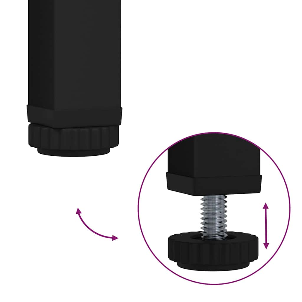 Badeværelsesmøbel sæt 2 pcs Gammelt træ Samlet træ og metal