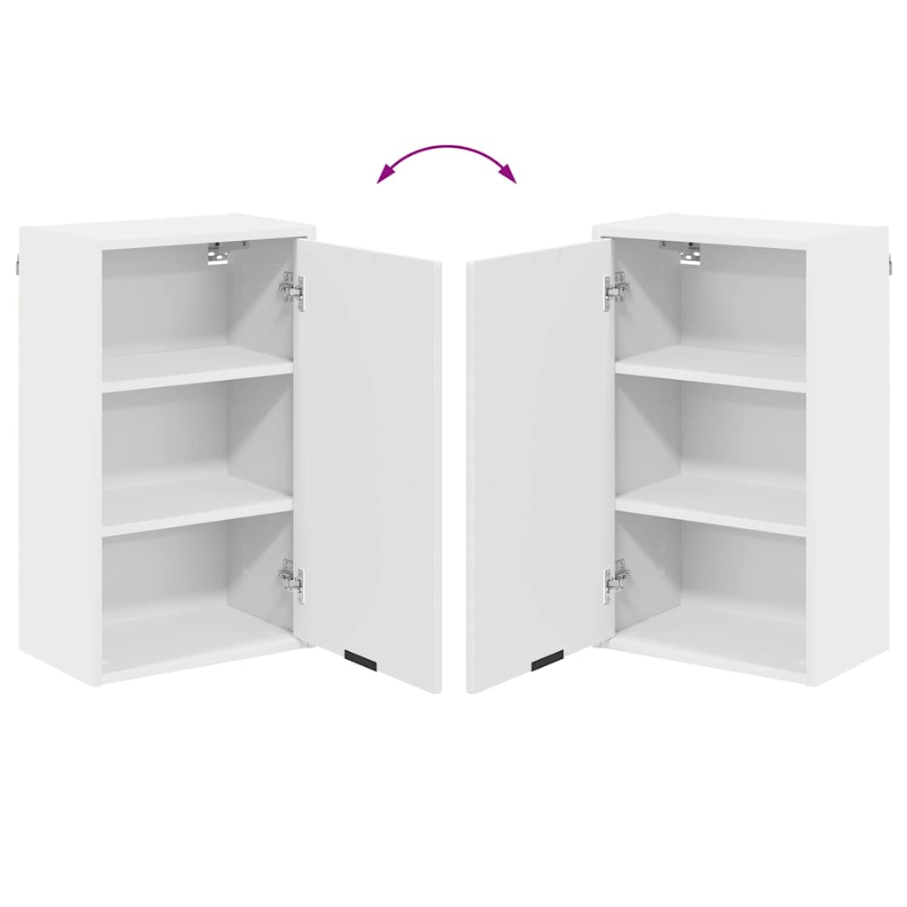 Badeværelsesmøbel sæt med skuffe Hvid Fineret træ, Metal