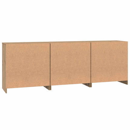 Sideboard 3 stk. Artisan Egetræ 70 x 41 x 75 cm Konstrueret træ