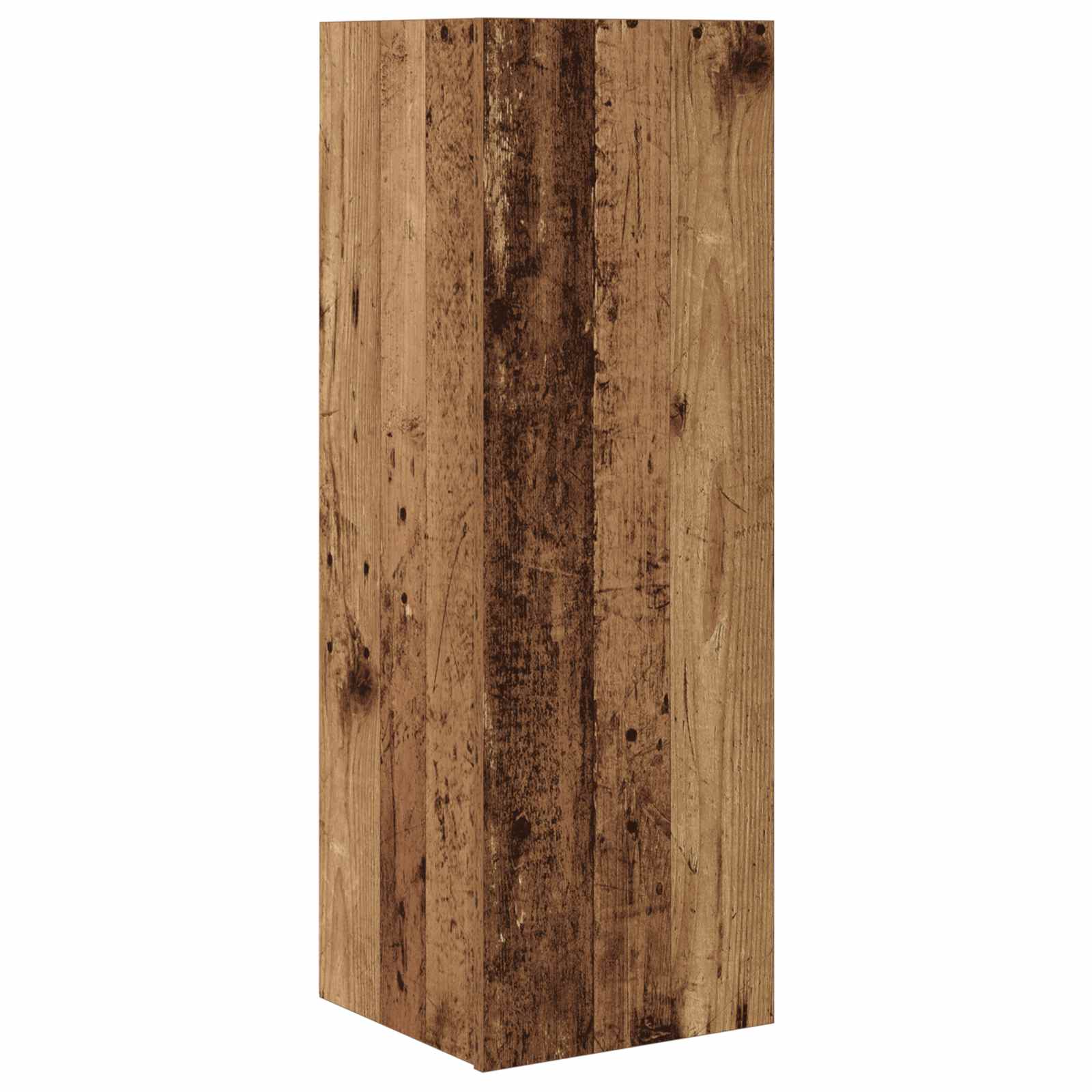 TV-møbelsæt Vægmonteret 10 pcs Gammelt træ 30,5 x 30 x 90 cm