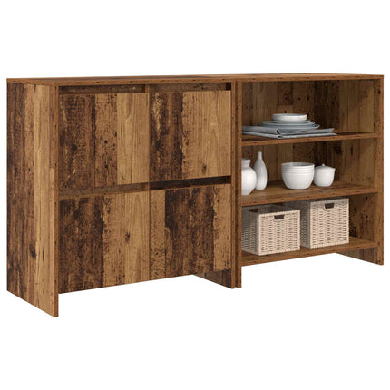 Sideboard 2 stk. Gammelt træ 70 x 41 x 75 cm Konstrueret træ
