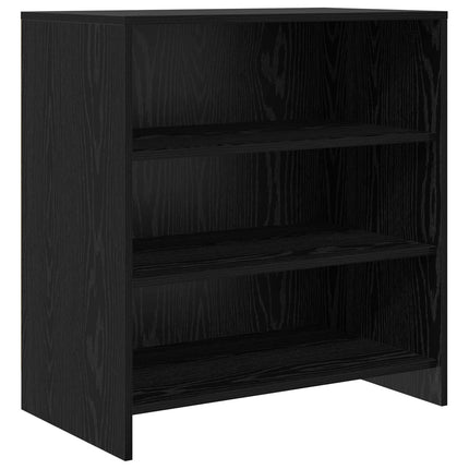 Sideboard 2 stk. Sort eg 70 x 41 x 75 cm Konstrueret træ
