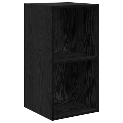 TV-møbelsæt Sort eg 37 x 37 x 107 cm Konstrueret træ