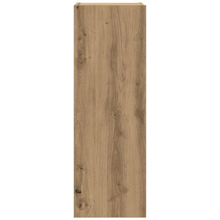 TV Enheder Vægmonteret 4 pcs Artisan Egetræ Konstrueret træ
