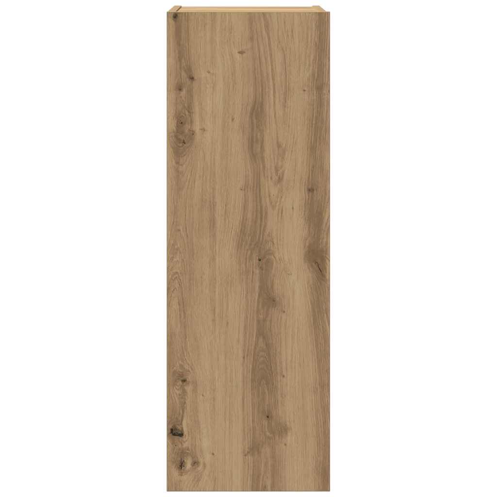 TV Enheder Vægmonteret 4 pcs Artisan Egetræ Konstrueret træ