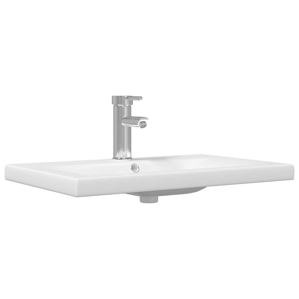 Badeværelsesmøbel sæt 3 pcs Gammelt træ Konstrueret træ