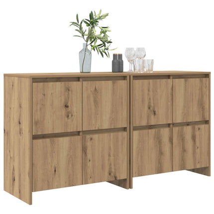 Sideboards 2 stk. artisan eg 70 x 41 x 75 cm Konstrueret træ