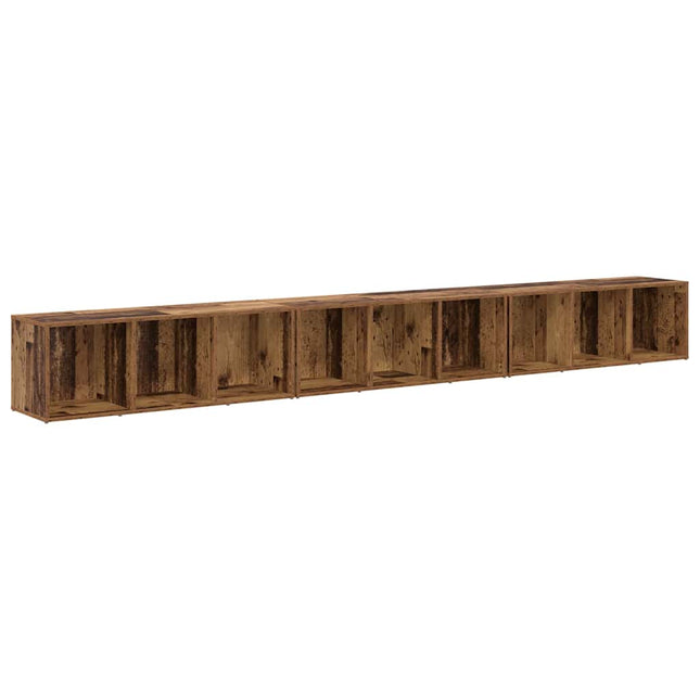 TV-møbelsæt 3 pcs Gammelt træ 37 x 35 x 107 cm Konstrueret træ