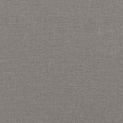 Hjørnesengramme med hovedgærde Gråbrun 80 cm x 200 cm Stof