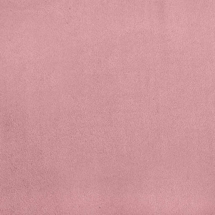 Hjørnesengramme med hovedgærde Lyserød 80 cm x 200 cm Fløjl