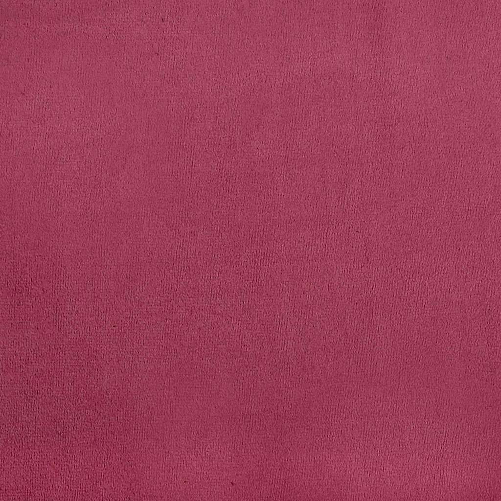 Hjørnesengramme med hovedgærde Vinrød 90 cm x 190 cm Fløjl