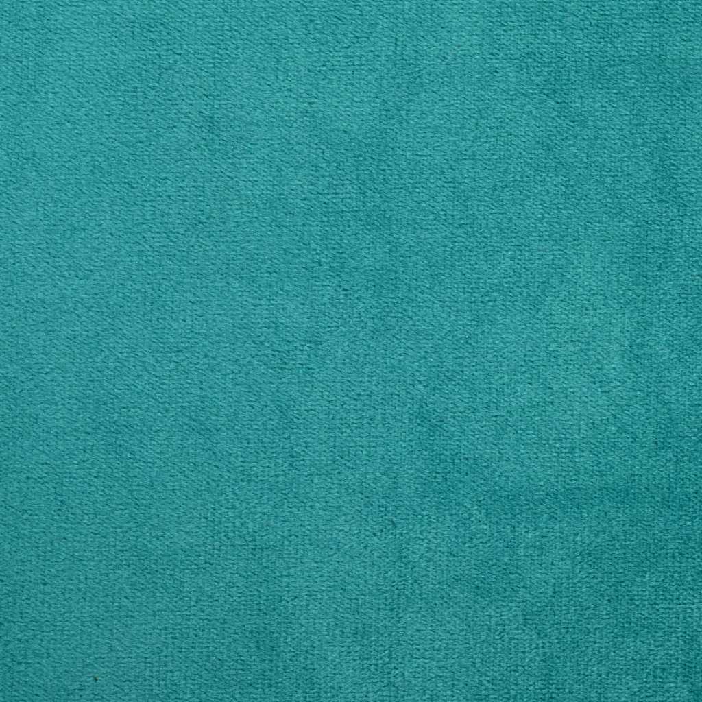 Hjørnesengramme med hovedgærde Turkis 90 cm x 200 cm Fløjl