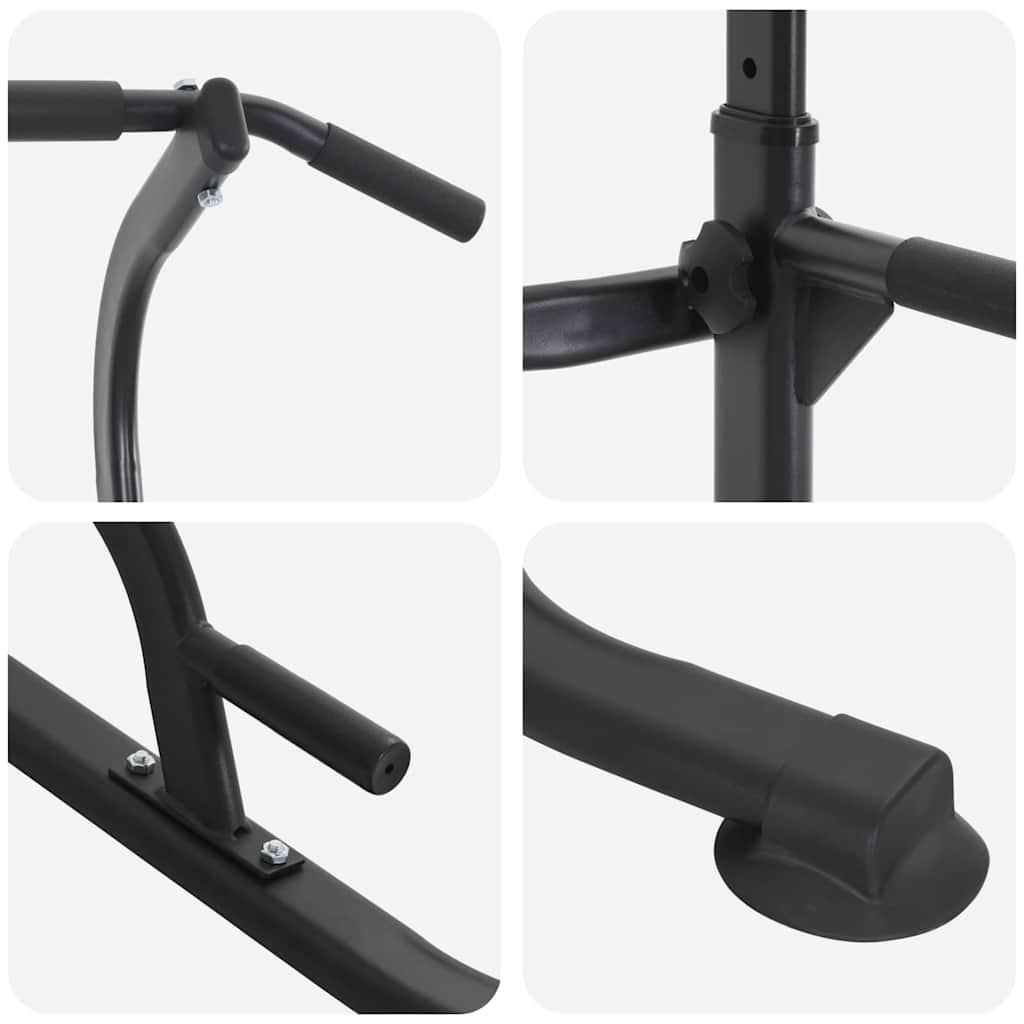 Power Tårn Dip Station Sort 102 x 95 x 210 cm