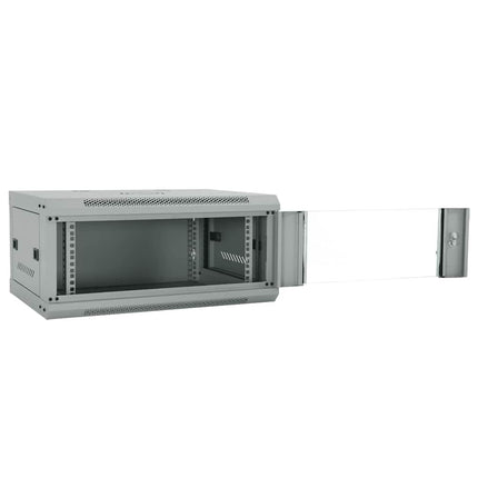 Netværksskab med opbevaring Grå 60 x 45 x 28 cm Stål
