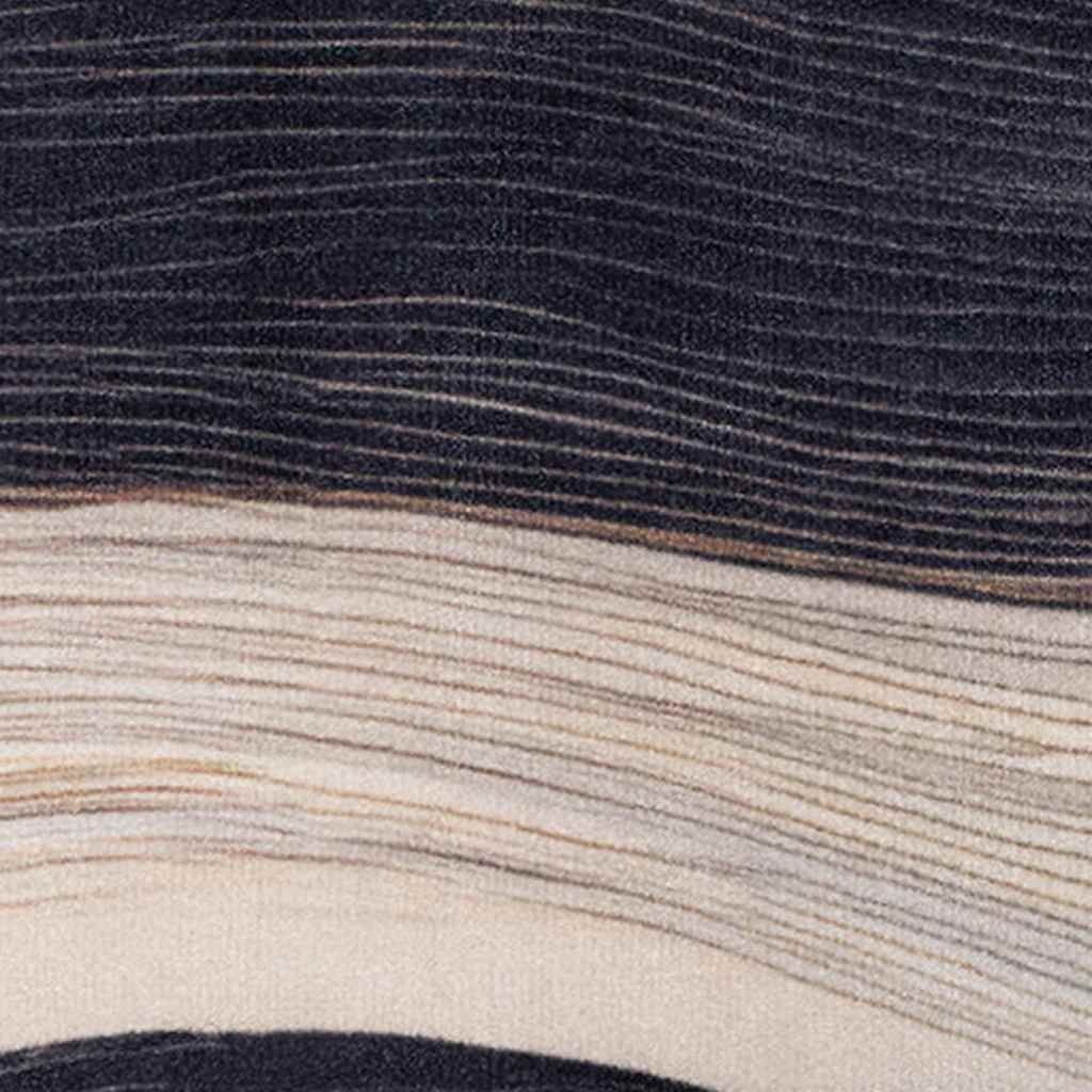 Køkken tæppe Sort 150 x 45 cm Fløjl