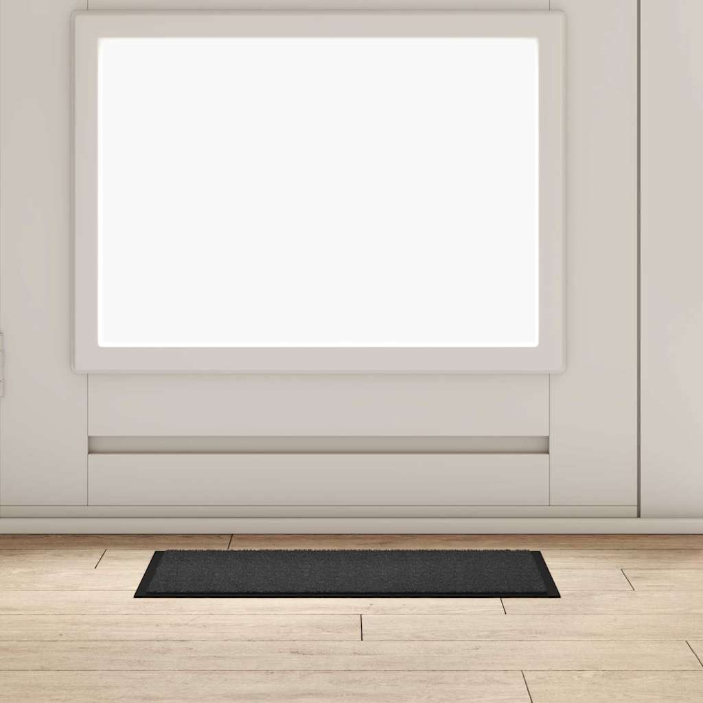 Dørmåtte Antracit 60 X 40 X 1.2 Cm Teddy Stof - Vidaxl